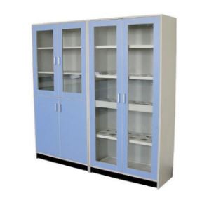 Hospital Chemical Laboratory Steel Storage Cabinet with Glass Doors Hospital Chemical Laboratory Steel Storage Cabinet with Glass Doors