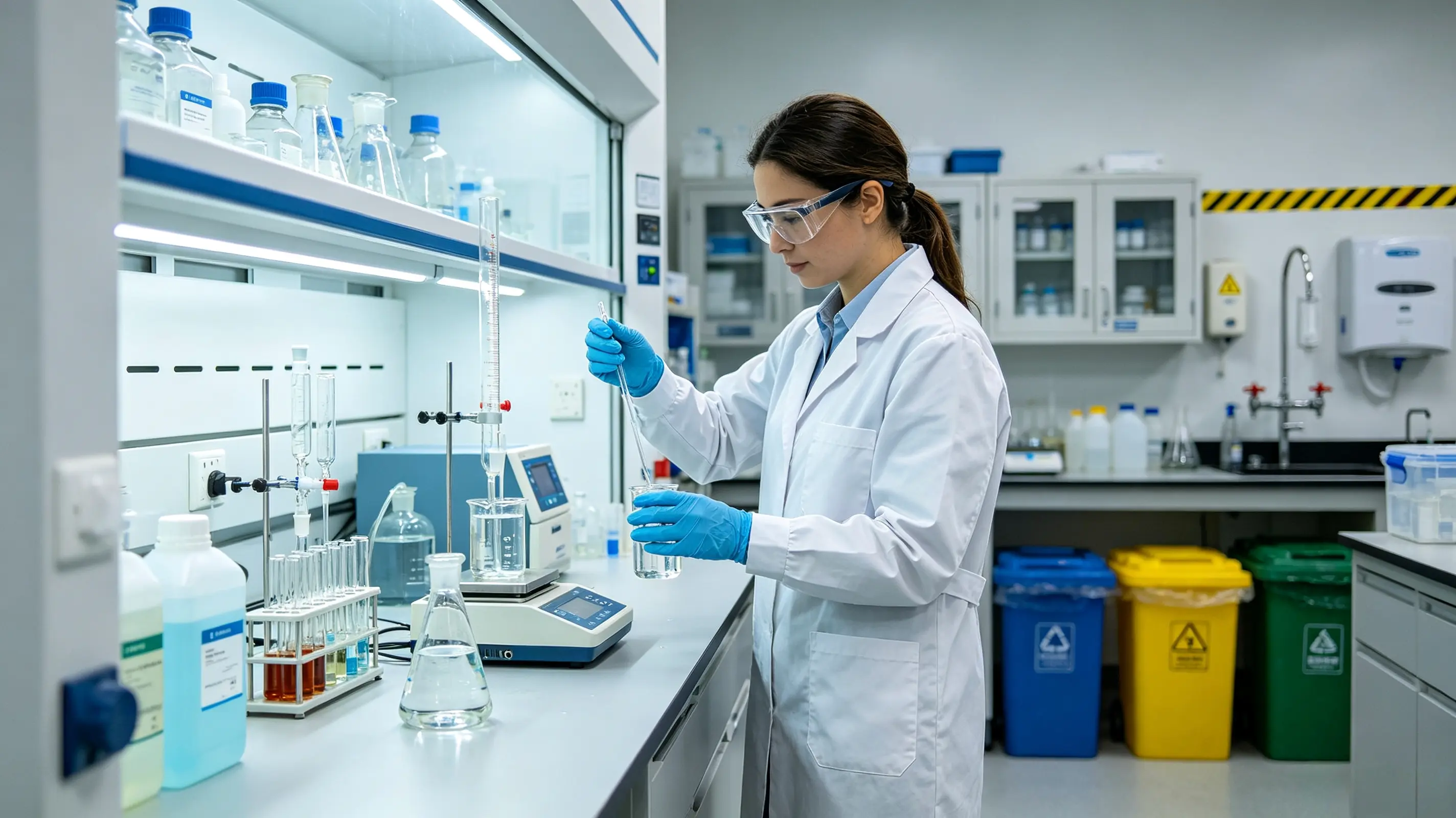 COD analysis in environmental testing lab