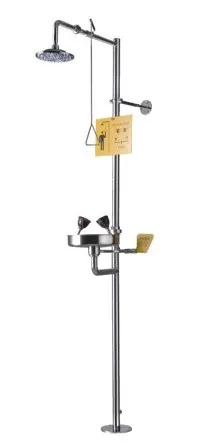 Foot Control Stainless Steel Emergency Plumbed Eyewash Station Foot Control Stainless Steel Emergency Plumbed Eyewash Station