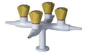 Laboratory Double Outlet Gas Valve